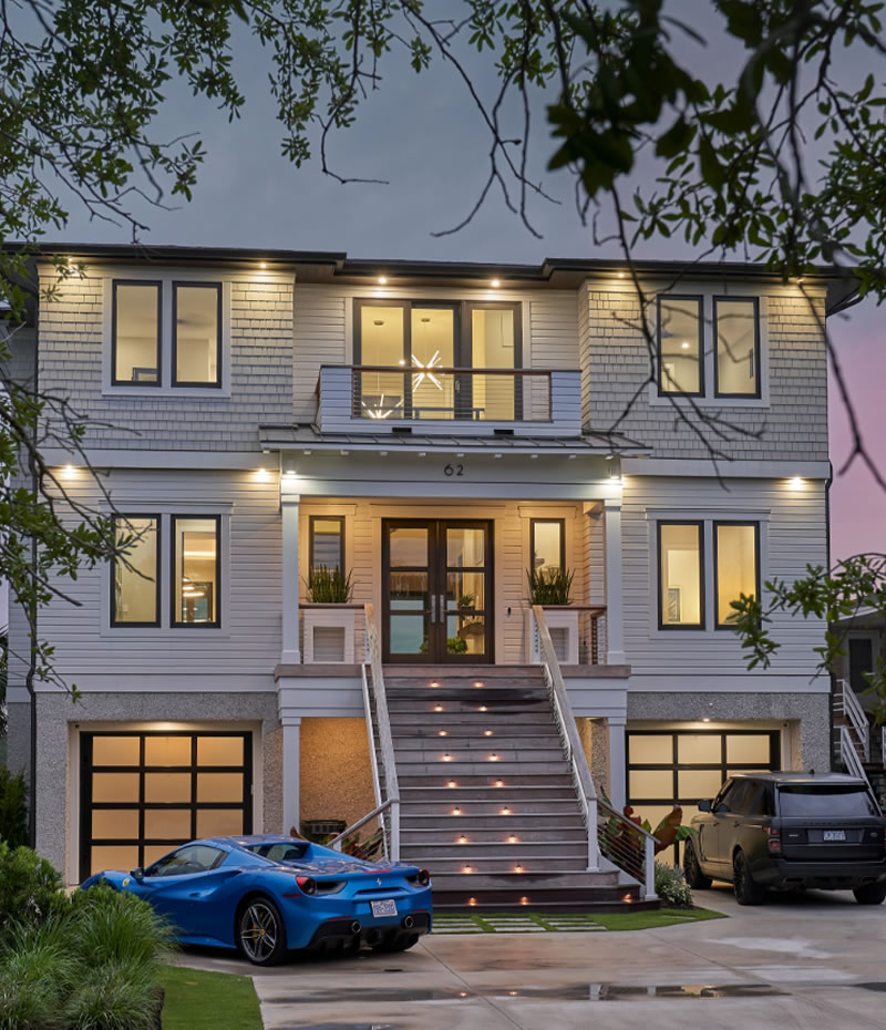 Custom home in Wrightsville Beach